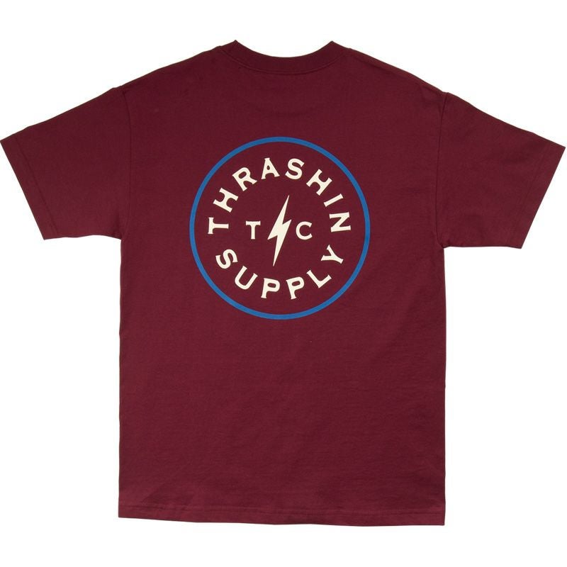 Thrashin Supply　Tシャツ「Standard」 Maroon-02