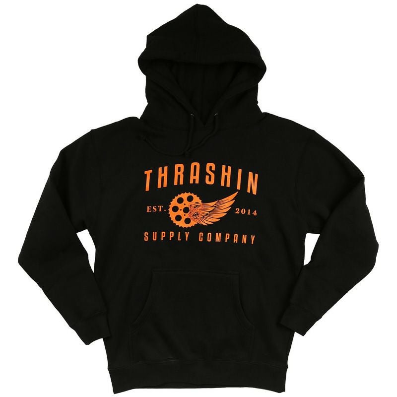 Thrashin Supply　フーデッドパーカー 「Flying Sprocket」-01