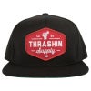 Thrashin Supply キャップ 「Badge」　ブラック/レッド-01