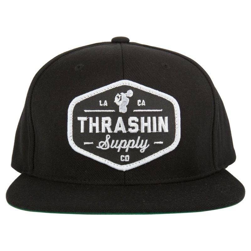 Thrashin Supply キャップ 「Badge」　ブラック/ブラック-01