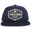 Thrashin Supply キャップ 「Badge」　ネイビー/ブラック-01