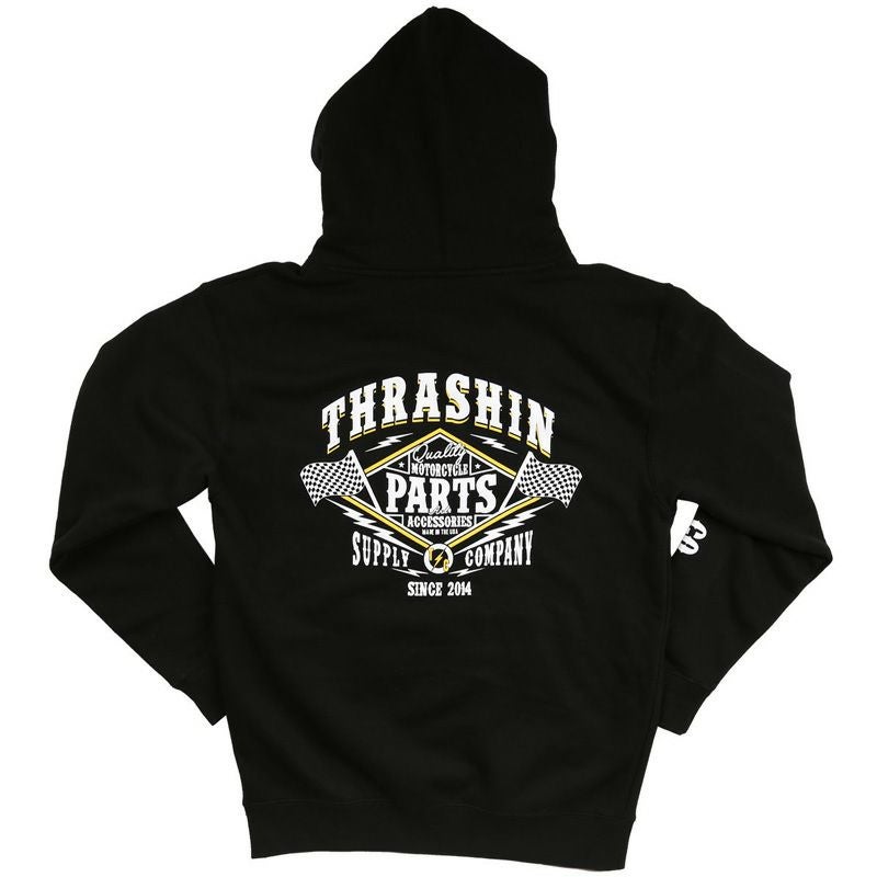 Thrashin Supply　フーデッドパーカー 「Checkered Flag」-01