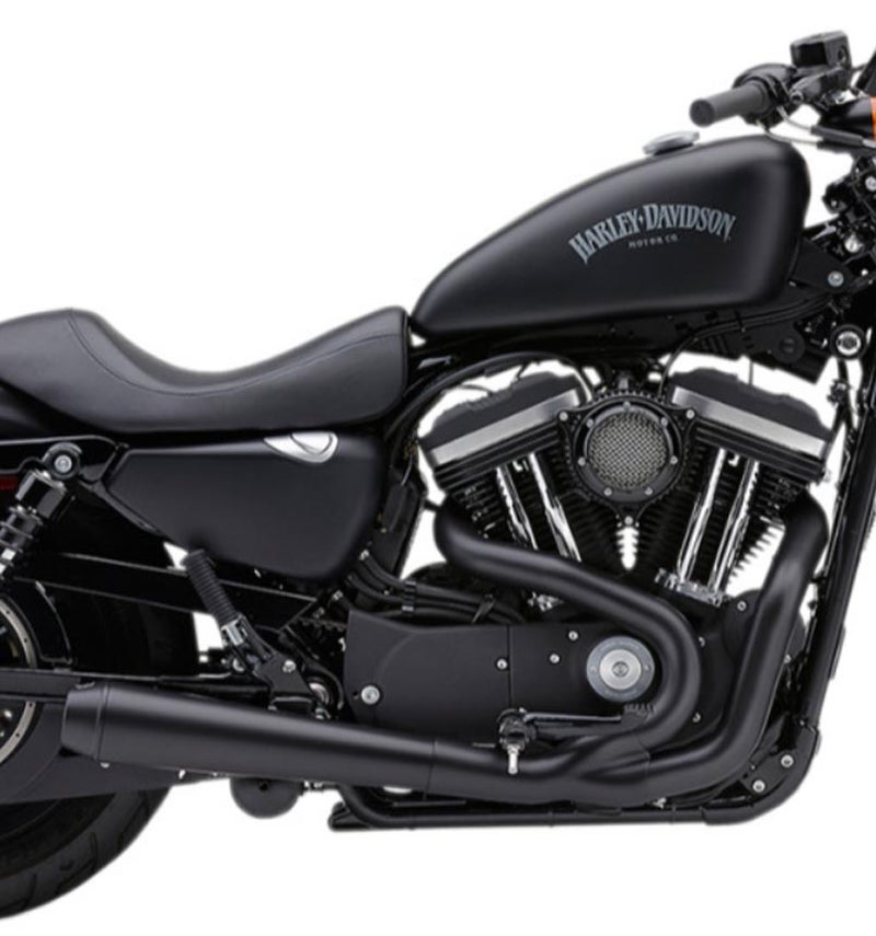 COBRA エル ディアブロ 2INTO1 フルエキゾーストマフラー ブラック  2014以降スポーツスター-01