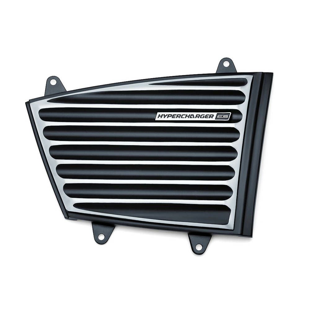 クリアキン　ハイパーチャージャー ES用 クラシックフェイスプレート　クローム/ブラック-01