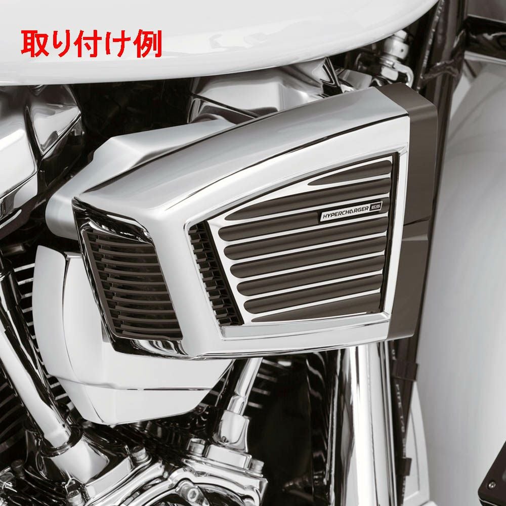 クリアキン　ハイパーチャージャー ES用 クラシックフェイスプレート　クローム/ブラック-02