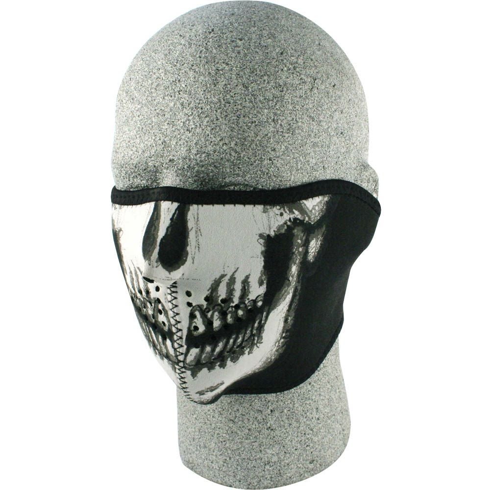 ネオプレーン　ハーフマスク　スカル-01