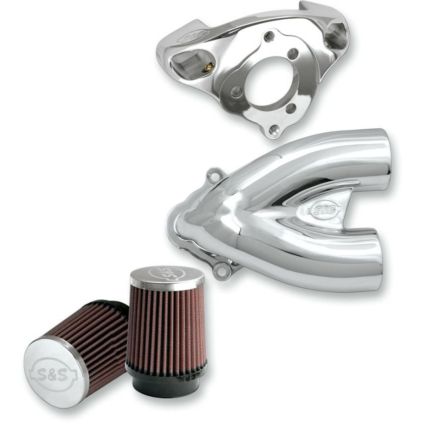 S＆S TUNED INDUCTION　エアークリーナーキット　クローム-01