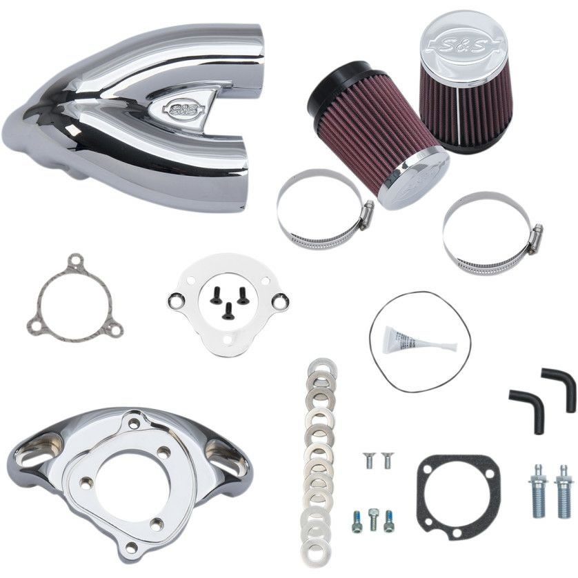 S＆S TUNED INDUCTION　エアークリーナーキット　クローム-02