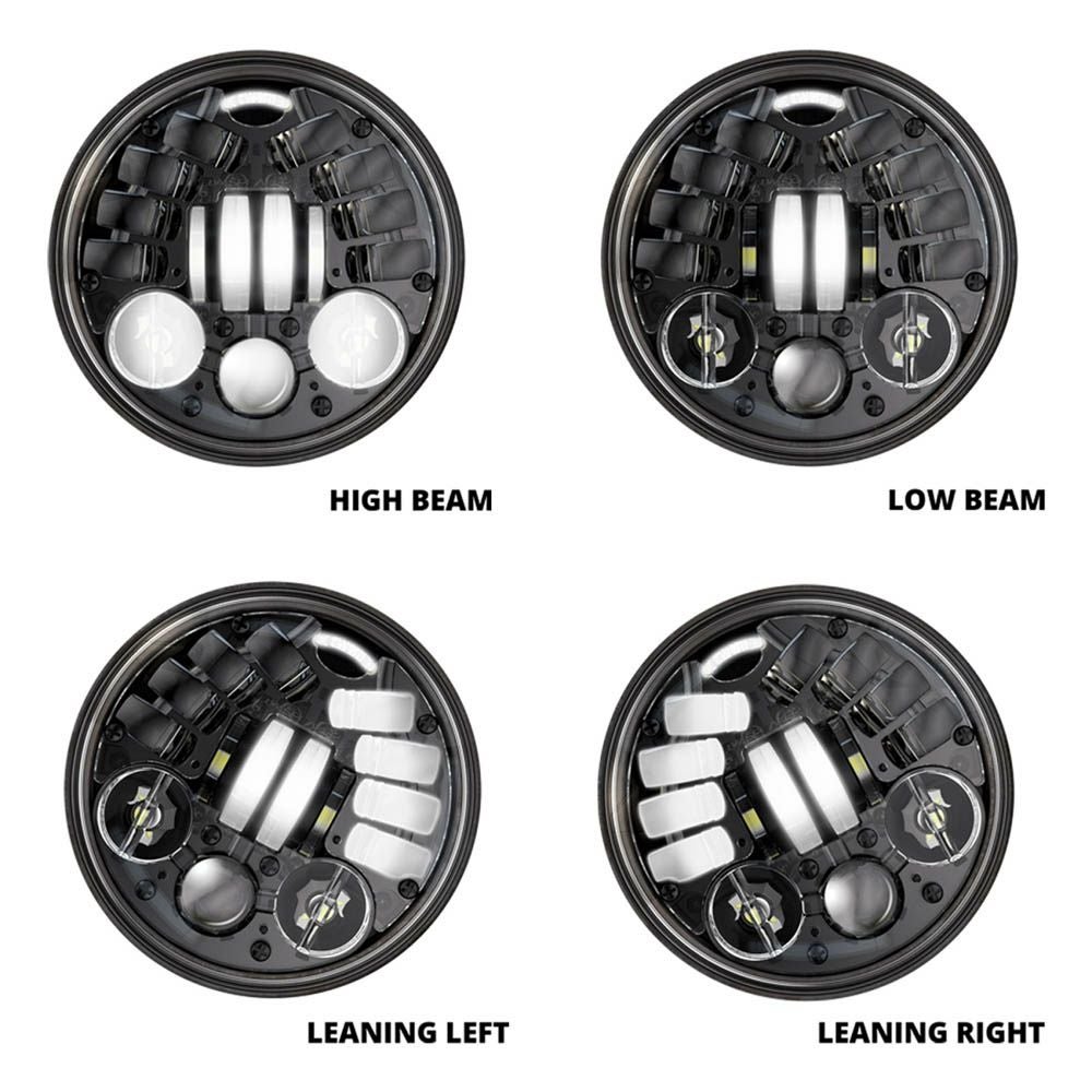J.W.SPEAKER アダプティブ 5.75インチ LEDヘッドライト　ブラック-03