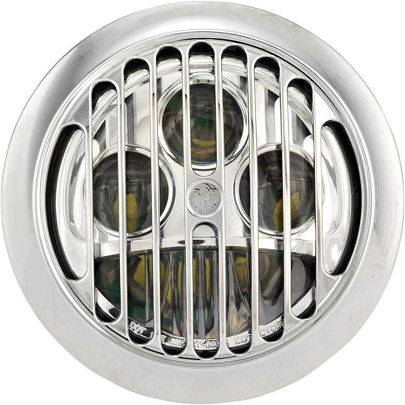 PM GRILLデザイン 5-3/4インチ　LEDヘッドライトキット　クローム-02