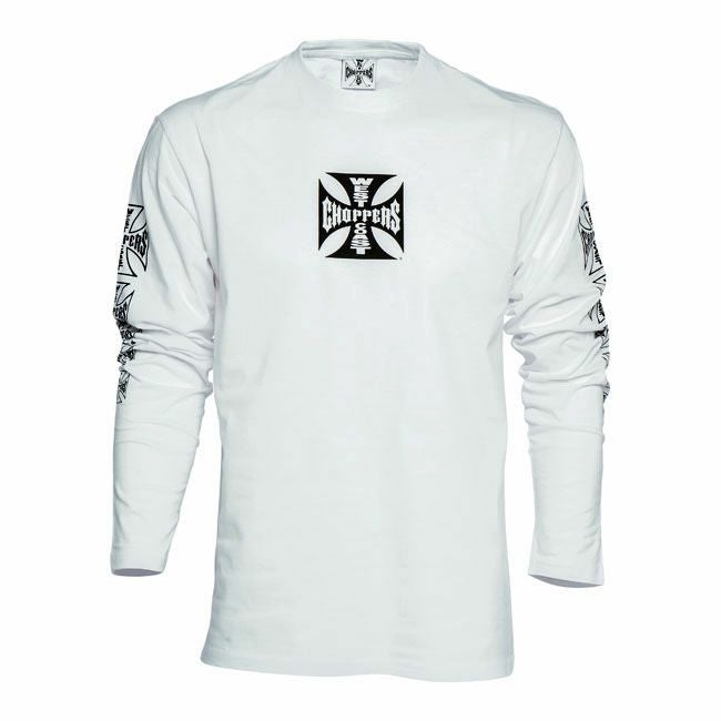 CHOPPERS ロングスリーブ Tシャツ ホワイト Not Doing It Your Way Tシャツ ブラック WEST COAST CHOPPERS