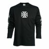 WEST COAST CHOPPERS 「MALTESE CROSS」ロングスリーブT ブラック-01