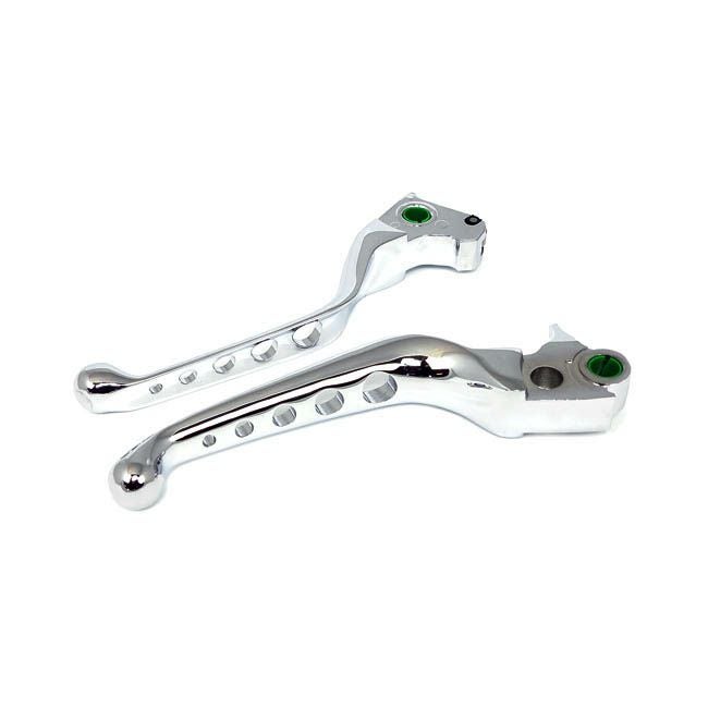MCS 5ホールデザイン　レバーキット　クローム　2002～2005 V-ROD 油圧クラッチ車-01