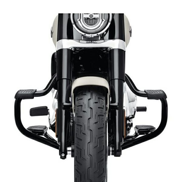 マスタッシュエンジンガード ブラック M8ソフテイル |ハーレーパーツ