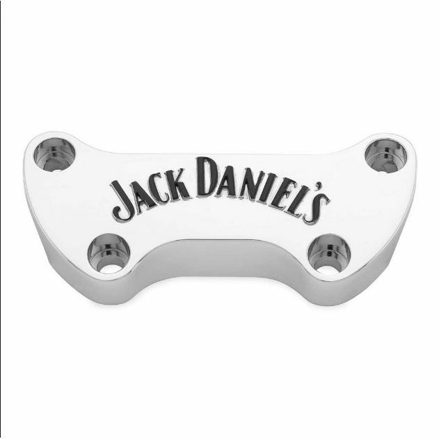 Jack Daniels スクリプトハンドルバークランプ　シルバー&ブラック-01