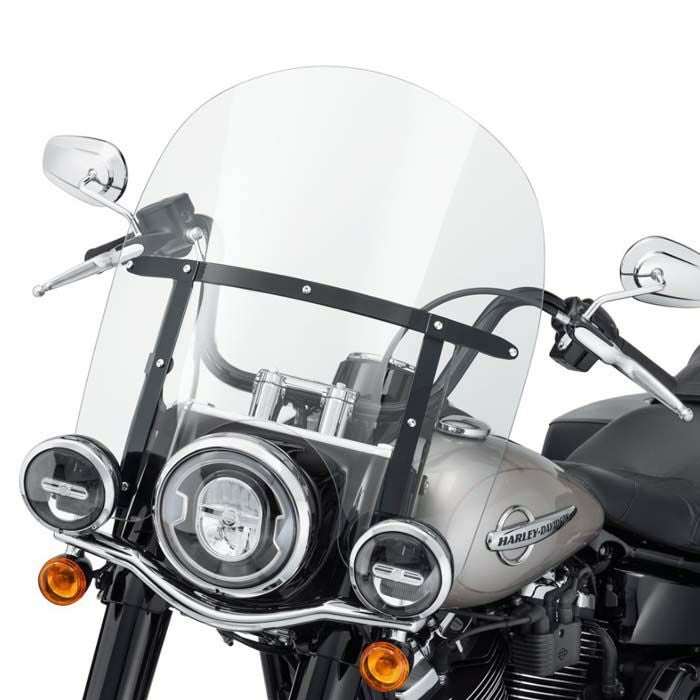 キングサイズ HDデタッチャブル ウインドシールド 21インチ |ハーレー