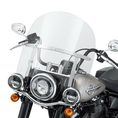 キングサイズ HDデタッチャブル ウインドシールド 18インチ |ハーレー 