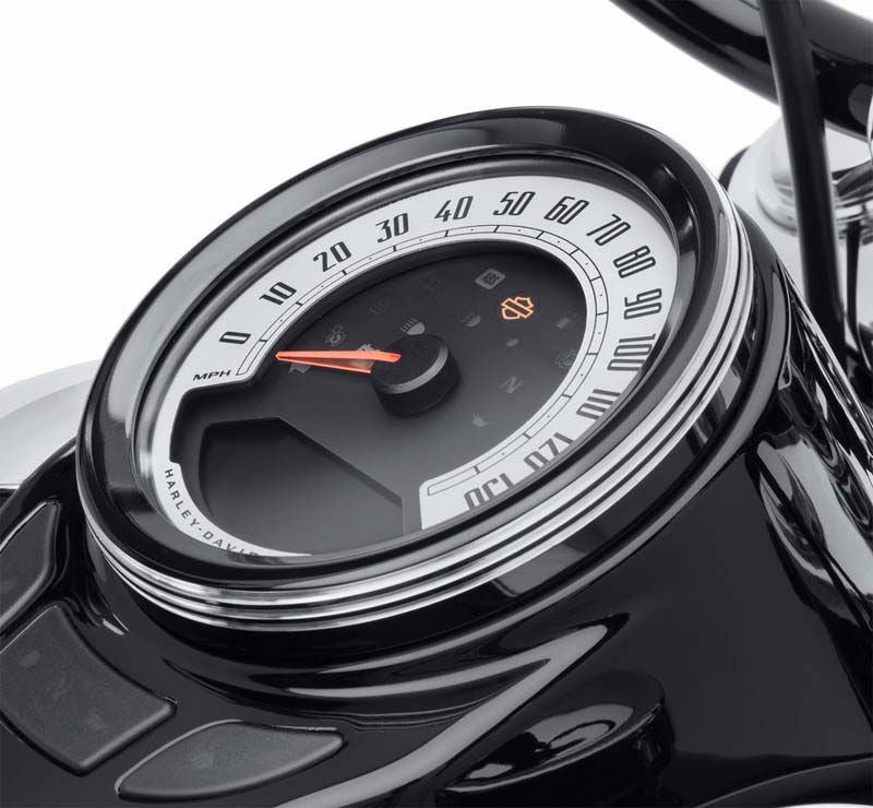 Defiance タンクゲージベゼル 5インチ ブラックマシンカット-01