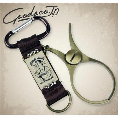 GOODS グローブホルダー　ブラウン/シルバースポッズ-01