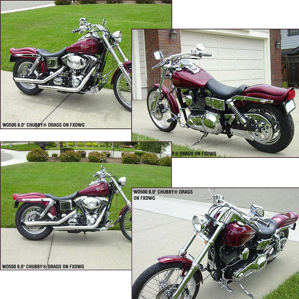 Wild 1 Chubbys Drag Bars ハンドル　6インチ　クローム-02