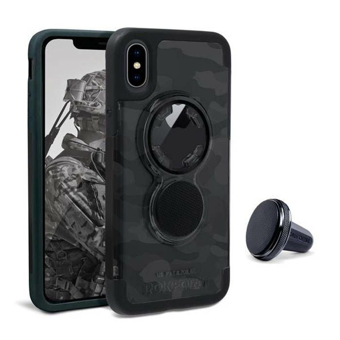ROKFORM i-Phone X/XS クリスタルケース カモ-01