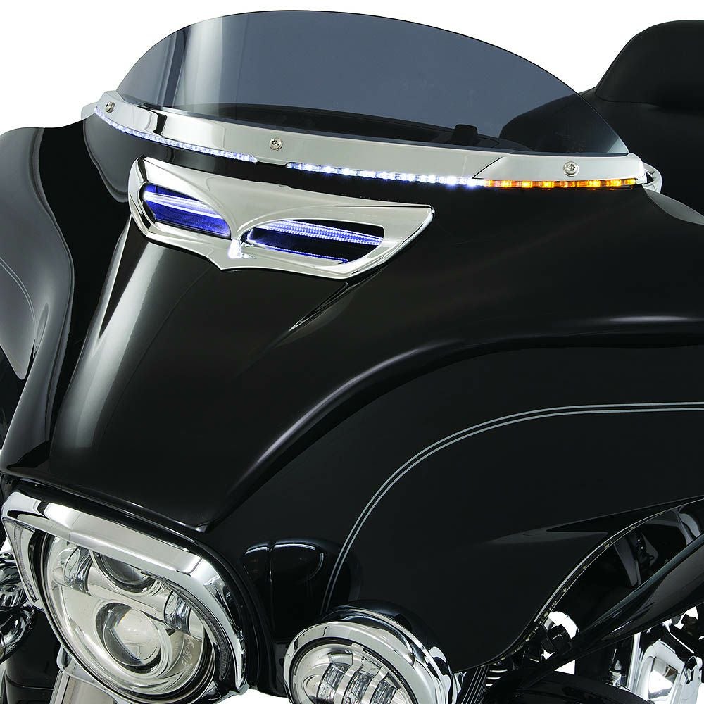 ハーレー、ツーリング2014以降用 ウインドシールド トリム｜ハーレー