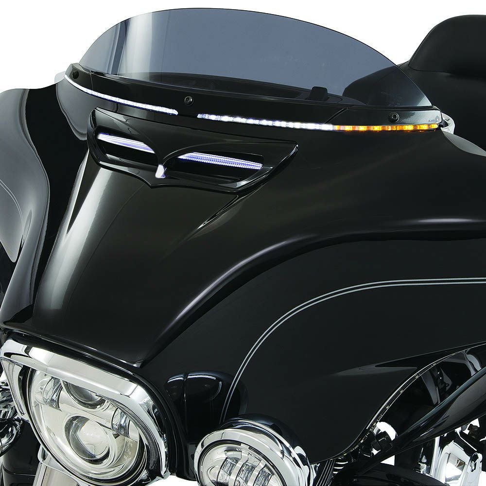 ハーレー、ツーリング2014以降用 ウインドシールド トリム｜ハーレー