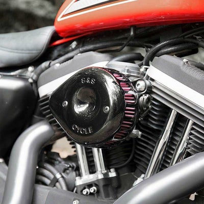 SALE】S&S ミニティアドロップ ステルスエアクリーナー ブラック 