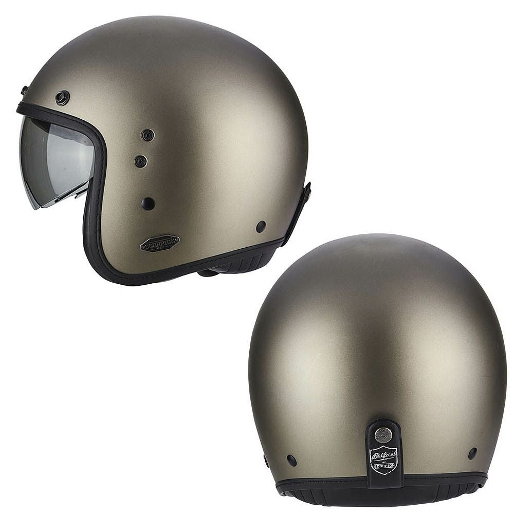 SCORPION Belfast ジェットヘルメット solidチタン-02