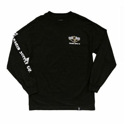 Thrashin Supply　チェッカーフラッグロングスリーブ-01