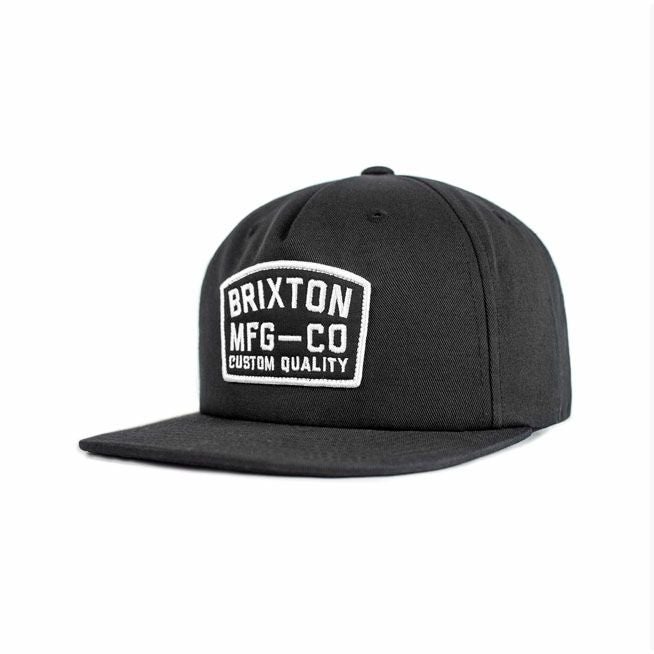 BRIXTON　ナショナルスナップバッグキャップ　ブラック-01