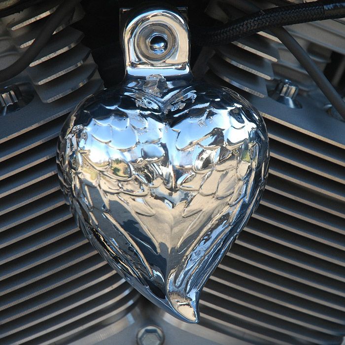 クロームドーム エンジェルウィングハート ホーンカバー ポリッシュ-01