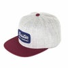 BRIXTON ブリクストン JOLT SNAPBACK キャップ LIGHT HEATHER GREY/BURGUNDY-02
