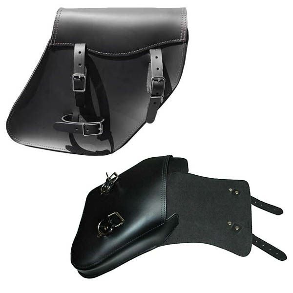 La Rosa Design 本皮サドルバッグ　ブラック ダイナ用-03