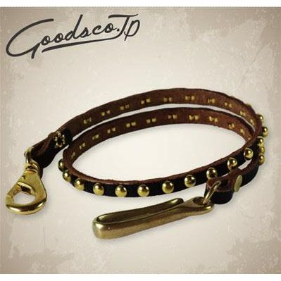 GOODS ウォレットコード　ラウンド　ゴールド-01