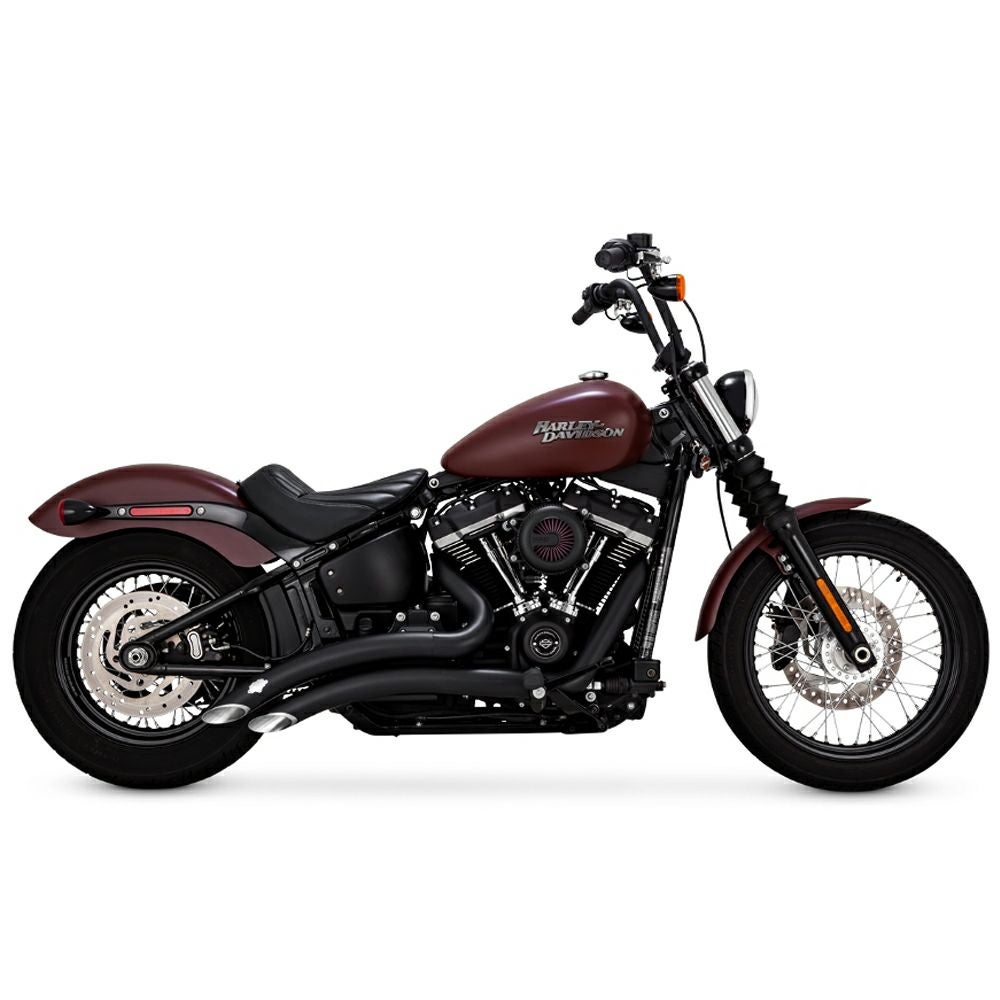 Vance&Hines（バンス＆ハインズ） ビッグラディウス 2-into-2 ブラック ソフテイル-02