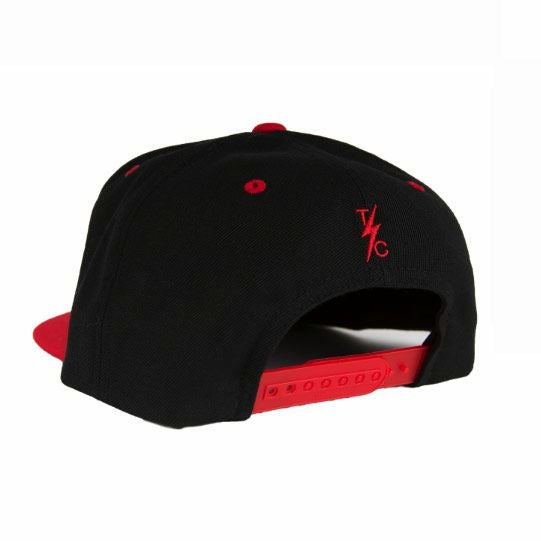 Thrashin Supply キャップ 「BOLT」　ブラック/レッド-02