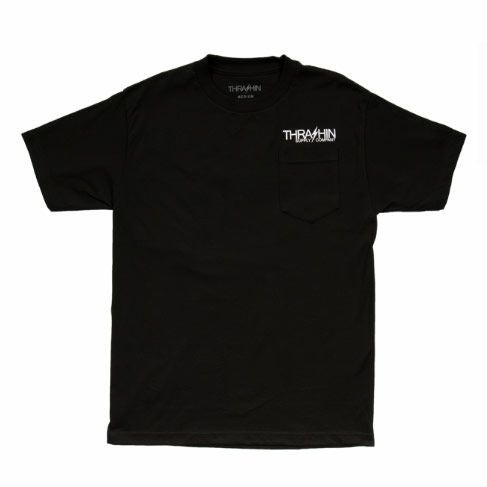 Thrashin Supply ポケット Tシャツ ブラック-02