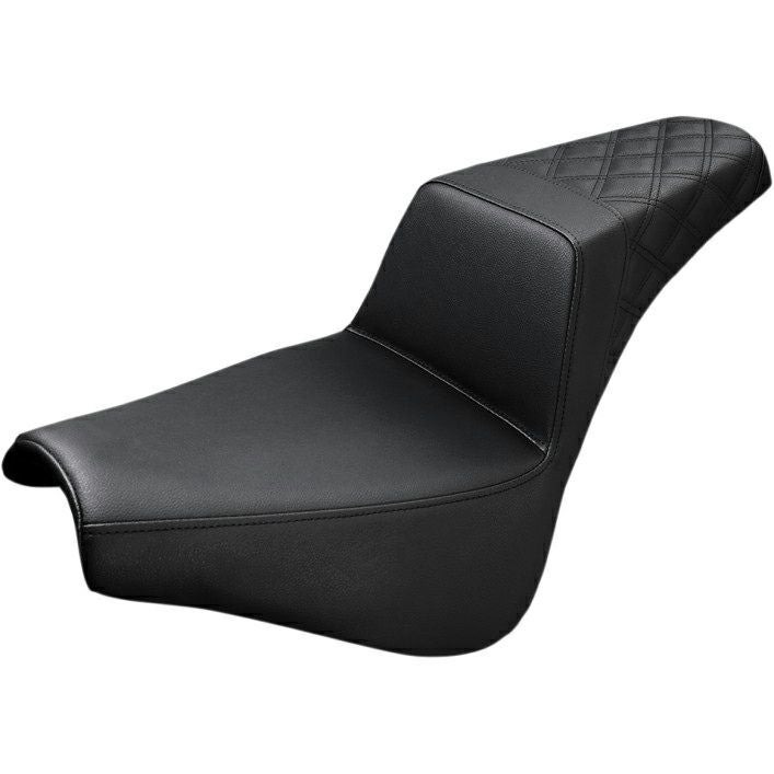 SaddleMen リア LS-ステップアップシート ブラック ストリートボブ