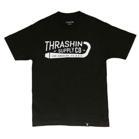 Thrashin Supply　エキゾーストTシャツ　ブラック-01