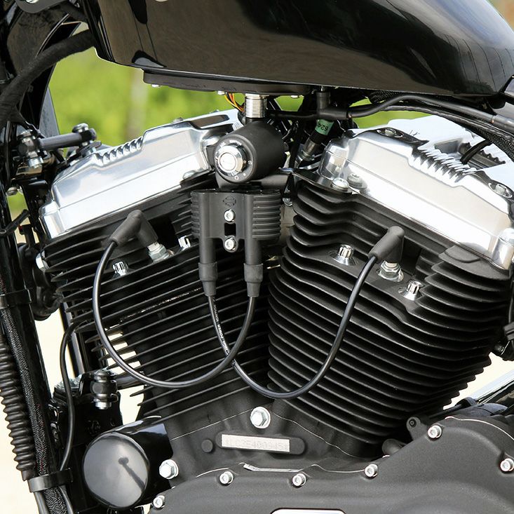 DKcustom コイル＆キー リロケーションキット 【スポーツスター