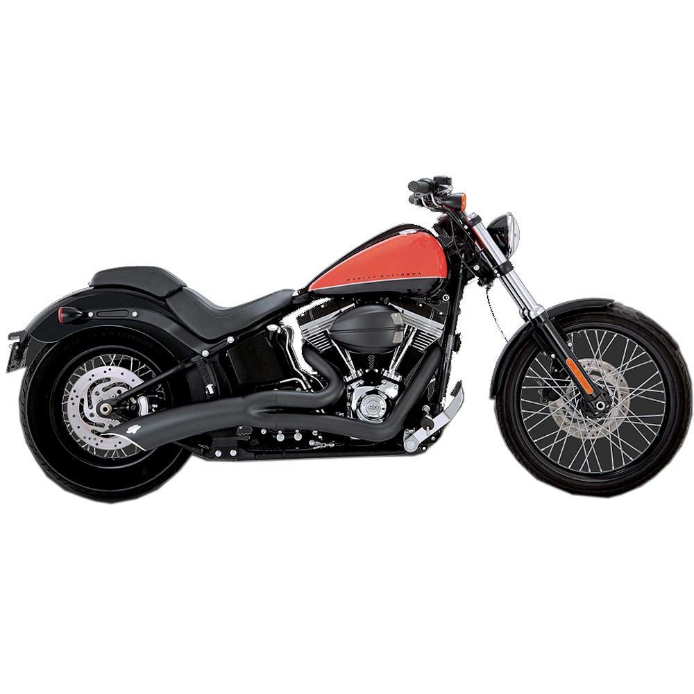 Vance&Hines(バンス＆ハインズ) ビッグラディウス 2in1 マットブラック ソフテイル-02