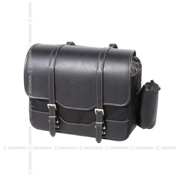 デグナー ナイロンサドルバッグ ブラック 17L |ハーレーパーツ専門店