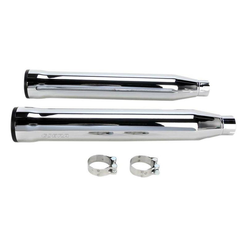 COBRA RACE PRO TIPS スリップオンマフラー クローム ソフテイル 2007～2017 FLSTF, 2017 FLSTN,FLS-01