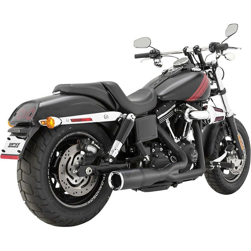 Vance&Hines（バンス＆ハインズ）HI-OUTPUT 2in1 ショート　エキゾースト　ブラック-01