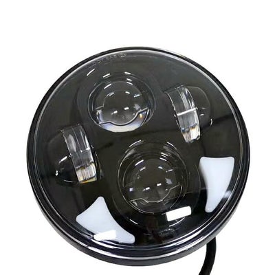 WMW プロジェクターLED 5-3/4インチ・ヘッドライト　ブラック-01
