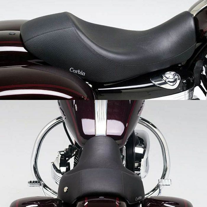コルビン Hollywoodソロシート スポーツスター4.5ガロンタンク車用-03