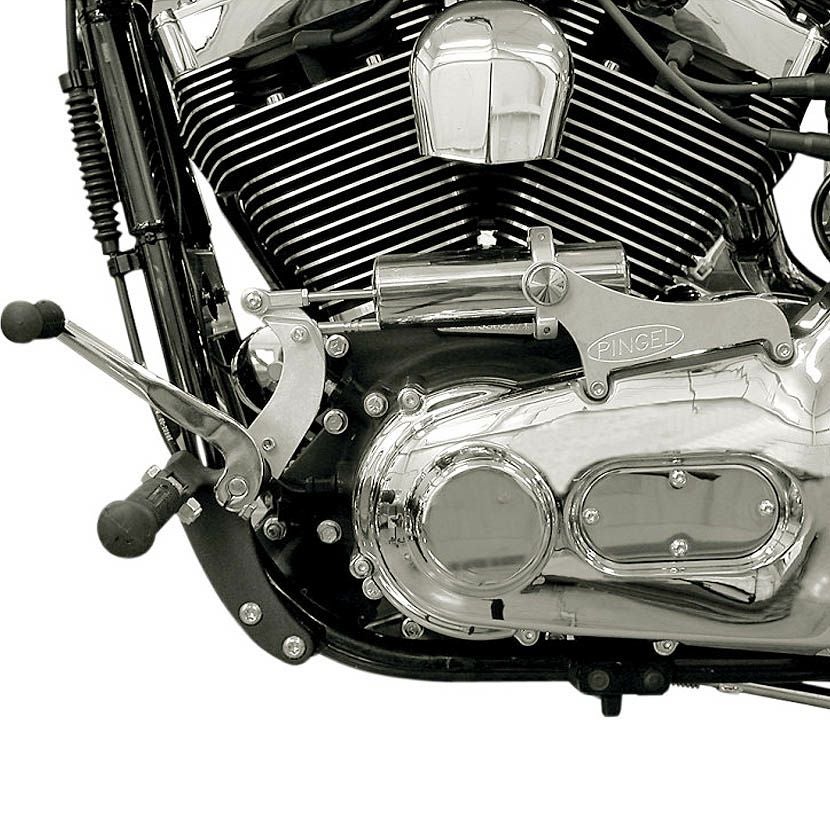 MCS ドッグボーンライザーセット クローム 4インチ |ハーレーパーツ