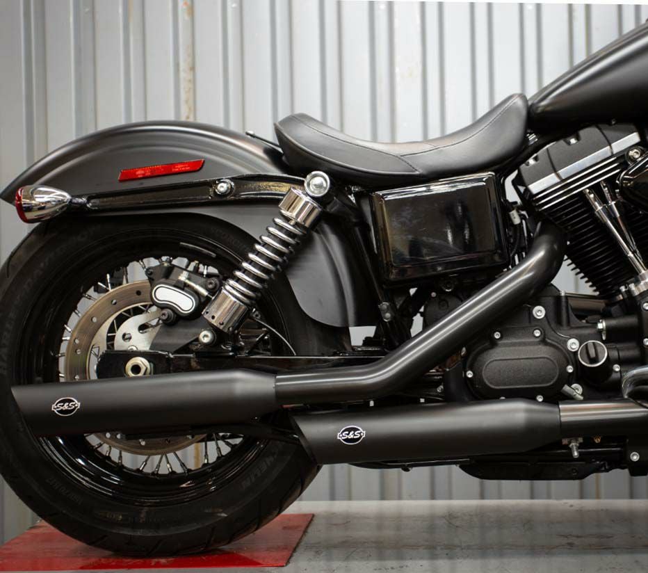 S&S スラッシュカット・スリップオン ブラック ダイナ-01