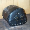 Leather Pros トランク バッグ ラージ フルスタッズ付-02